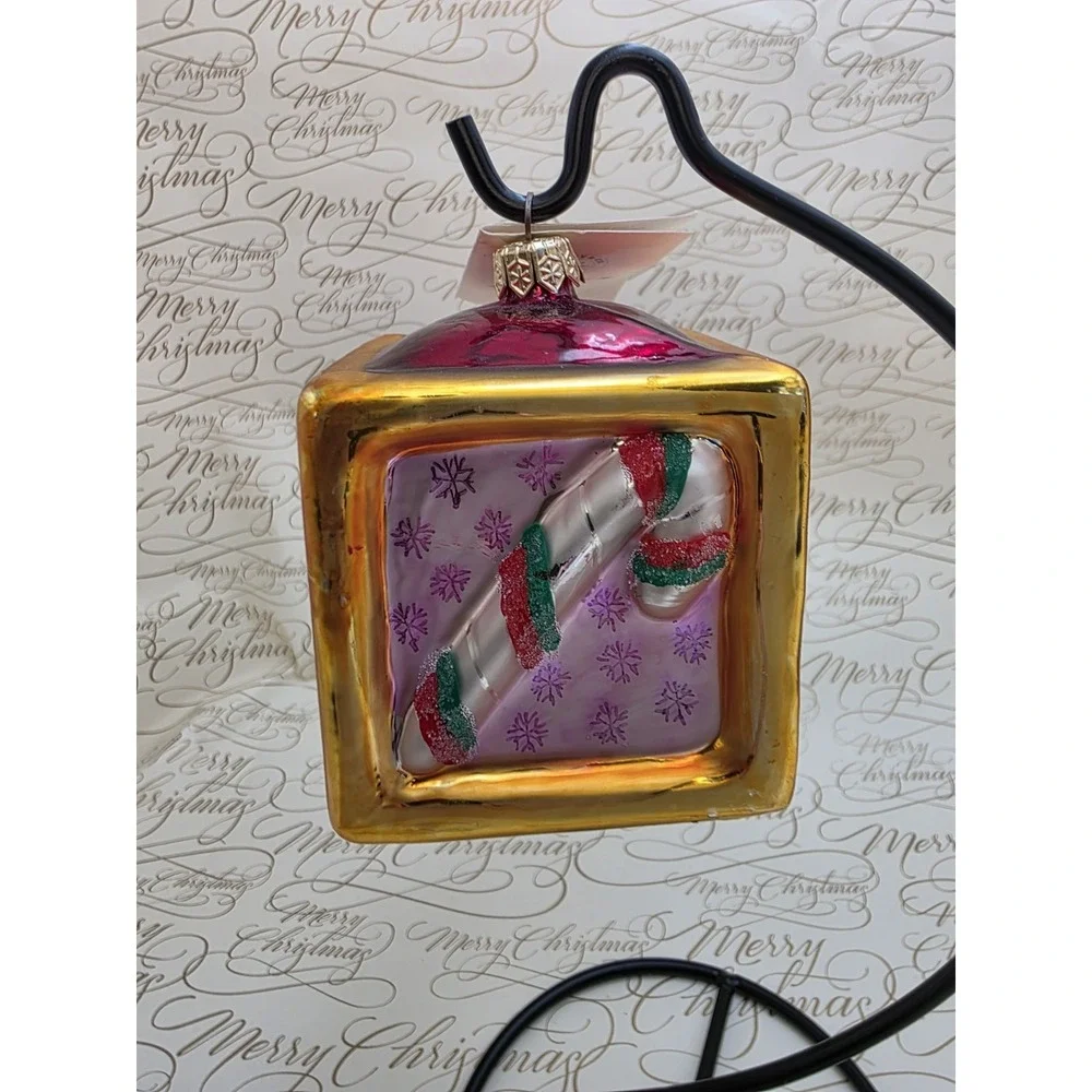 Christopher Radko Disney Donald Daisy Toy Block 98-DIS-11 Poland Ornament
